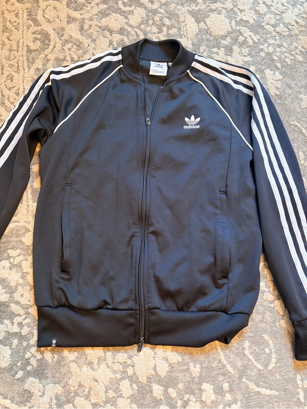 Adidas Men's Black Trefoil Track Jacket. Coachella Edition